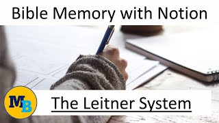 Creating the Leitner system in Notion for Bible Memory [upl. by Ahsinej]