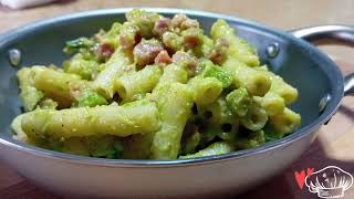 Pasta cremosa con asparagi e pancetta affumicata asparagi [upl. by Burner]