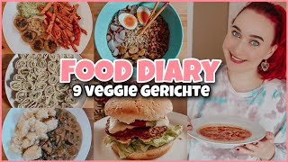 FOOD DIARY  9 LECKERE VEGETARISCHE GERICHTE die dich begeistern werden 🤤  DaisyAndYou [upl. by Elbag]