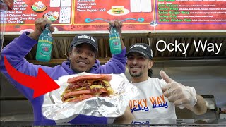 The ULTIMATE Ocky Way Chopped Cheese Mukbang [upl. by Anelyak321]