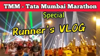 TMM Tata Mumbai Marathon  TMM Vlog  Marathon event  Half Marathon [upl. by Tandy]