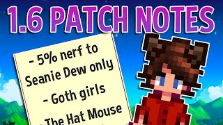 Reading the Stardew Valley 16 Patch Notes [upl. by Jonah]