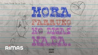 Mora x Farruko  No Digas Nada Video Lyric [upl. by Ydurt]