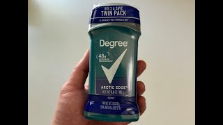 Degree Deodorant Arctic Edge Unboxing [upl. by Sheff864]