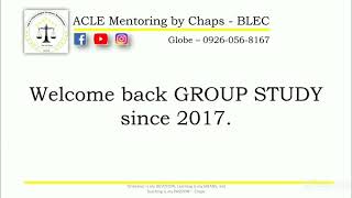 ACLE Mentoring by Chaps [upl. by Erbua]