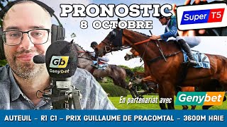 🔴 Pronostic Quinté  Super Top5 Mardi 8 Octobre 2024 Auteuil 🔴 Prix Guillaume de Pracomtal [upl. by Boelter]