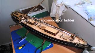 Jeffs Cutty Sark model build [upl. by Chema]