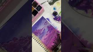 Easy Painting gouache beginnersguide beginners painting painting tutorialpaintingtutorial [upl. by Aneertak]