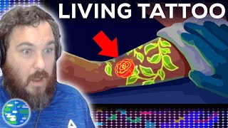 Tattoos are ALIVE Your Tattoo is INSIDE Your Immune System Literally  Kurzgesagt Reaction [upl. by Llewxam]