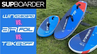 Which 2023 Starboard foil board is best for you We compare the Wingboard Take Off and Air Foil [upl. by Aicilanna]