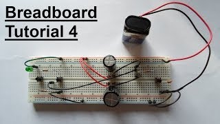 Breadboard Tutorial 4  Kondensatorschaltung [upl. by Anali]