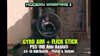 Stomping on Aim Assist Players w Gyro Aim on PS5  Pistol amp Sniper Gameplay MWII [upl. by Beedon]