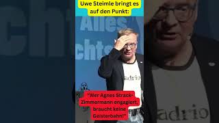 Großartig Uwe Steimle StrackZimmermann ersetzt die Geisterbahn satire short [upl. by Assirrem]