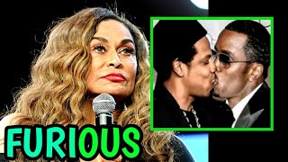 Tina Knowles Angrily VOWS JayZ Will Suffer After He Disgrace Beyonce By Having an Affair With Diddy [upl. by Namajneb]