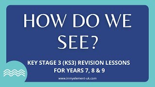 How we see how our eyes work different types of lenses  Physics Revision Years 7 8 amp 9 [upl. by Nelram]