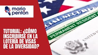 Tutorial ¿Cómo participar en la Lotería de Visas de la Diversidad 2024 [upl. by Idleman]