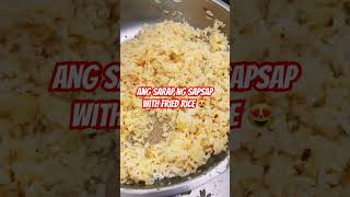 SAPSAP WITH FRIED RICE  Yum TV fish sapsap shorts shortvideos viand food lunch yummy [upl. by Leruj]