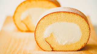 Japanese Roll Cake · Perfect Roll Cake Recipe · No Crack Swiss Roll Cake｜Ohyoo Cooking [upl. by Nayd261]