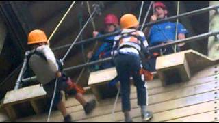 PGL Caythorpe CharlieJames Abseil race [upl. by Reis]