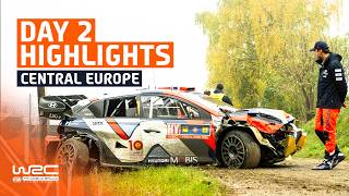 Day 2 Highlights  WRC Central European Rally 2024 [upl. by Teena]