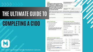 How to complete a C100 Form [upl. by Aierb]