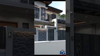 4 Bedroom Two Storey House Design shorts [upl. by Isola897]