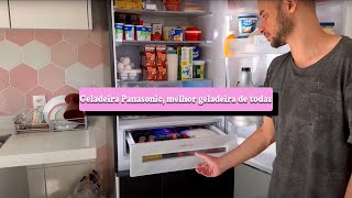 Geladeira Panasonic 480L  Modelo BB71 Mostrei tudopor dentro e por fora [upl. by Charron454]