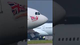 Virgin Atlantic  Lady Love V1 rotate  foryou avgeeks upclose cockpit a330 maccaviation [upl. by Bully523]