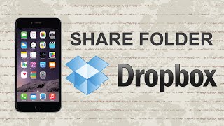 How to share a folder on Dropbox  Mobile App [upl. by Pavyer]