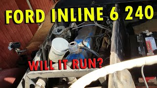 1966 Ford Econoline Van  First Engine Start In Years [upl. by Urial]