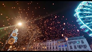 Des milliers de lanternes célestes à Bayonne pour Noël 2023 [upl. by Gnoht]