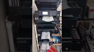 Epson L15150 L805 L8050 Same Time Printing Same Design Image [upl. by Durman]