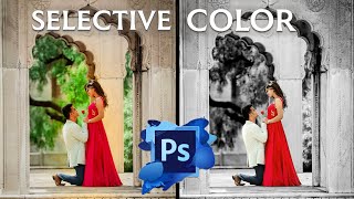 SELECTIVE COLOR Photoshop Tutorial  HINDI [upl. by Dumas]