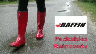 Baffin Packables Rain Boots [upl. by Noivad960]