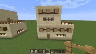 Small Sandstone House  Minecraft  Starter Build Tutorial [upl. by Baelbeer]