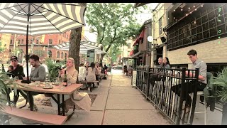 【4K 】SPOT IN DOWNTOWN TORONTO【YDSquare To Entertainment District — EVENING Walk — JUNE 2024 】CANADA [upl. by Yemane83]