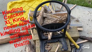 Kindling Cracker XL King wood splitter [upl. by Desi]