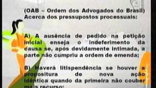 Processo e Pressupostos Processuais 06 [upl. by Assilla]