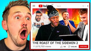 Syndicate Reacts to THE ROAST OF THE SIDEMEN 2 Drunk Edition [upl. by Htiel]