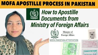 How to Apostille Documents from MOFA in Pakistan  Apostille MOFA PakistanAnilainchina [upl. by Churchill136]