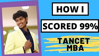 HOW I CRACKED TANCET EXAM AND GOT 99  join telegram grp for mba preparation [upl. by Kalin231]