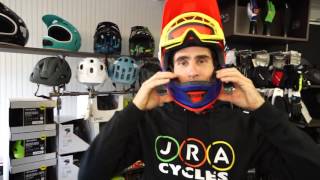 Giro Switchblade Helmet Removable Chinbar Demonstration [upl. by Ruenhcs245]