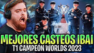 MEJORES CASTEOS IBAI MUNDIAL 2023  T1 CAMPEÓN WORLDS 2023 CASTEOS IBAI [upl. by Akinas376]