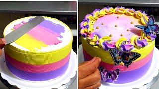 tutorial de decoracion de pasteles para principiantes torta para niña [upl. by Atnahsa727]