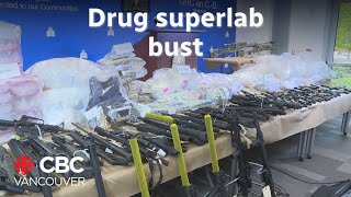 Police bust massive drug superlab in rural BC [upl. by Izy]