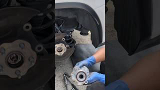 HOW TO CHANGE REAR BRAKE ROTORS ON A LEXUS RX350 shorts howto repair automotive [upl. by Noteek]