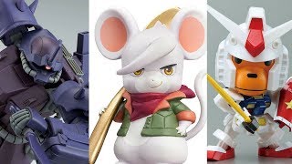 New Baby Milo Gunpla AAPE RX782 Gundam HG Efreet Nacht and  mouse Mikazuki [upl. by Naiva]