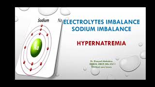 Hypernatremia with the recent treatment guidelines and Plasma osmolality [upl. by Tolmach]