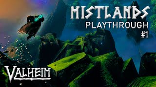 SURVIVING THE MISTLANDS  Valheim Gameplay [upl. by Meehaf]