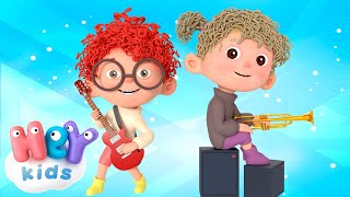 Die Musikinstrumente 🥁🎷  Bildungslied für Kinder  HeyKids Kinderlieder TV [upl. by Siulesoj]